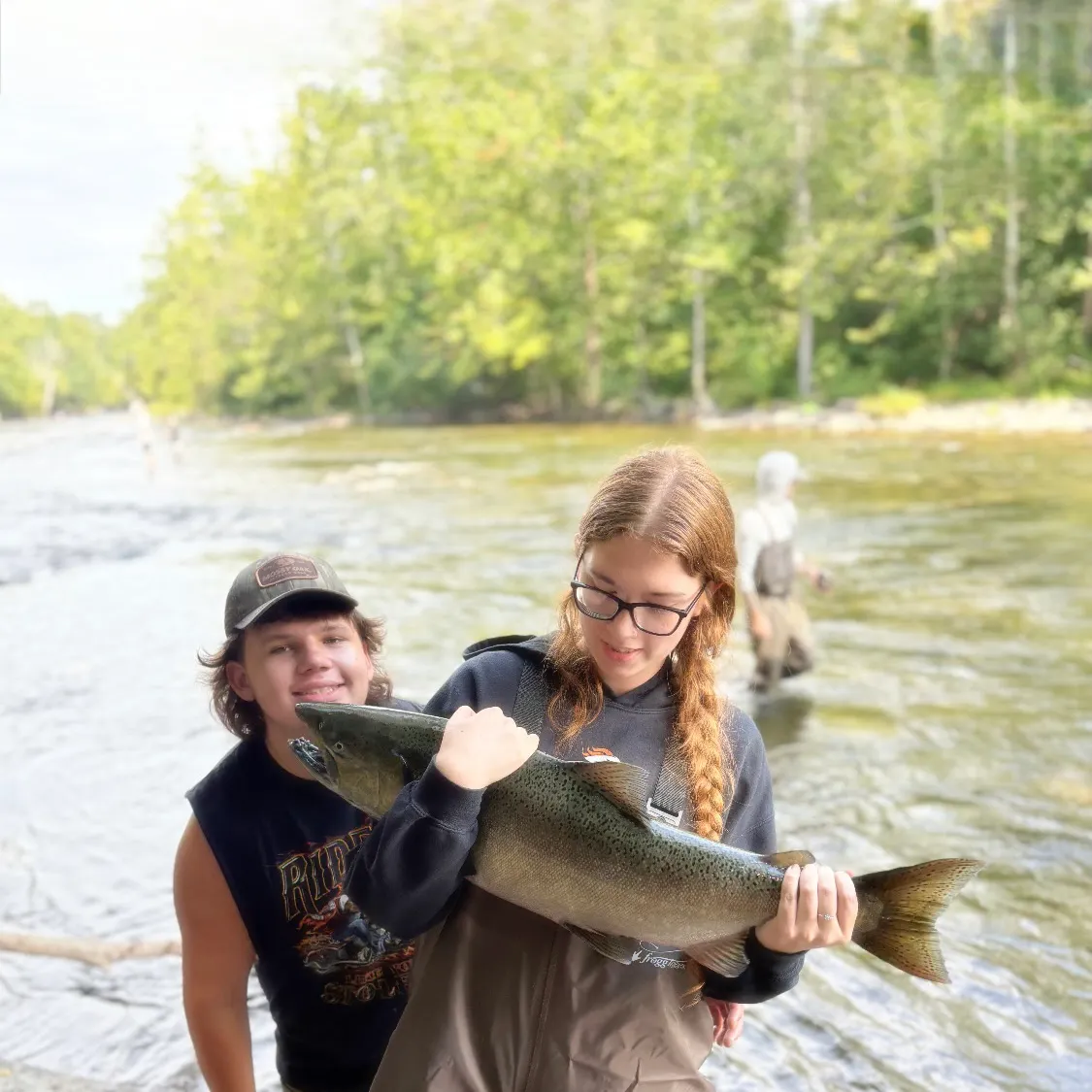Chinook salmon caught on Fishbrain
