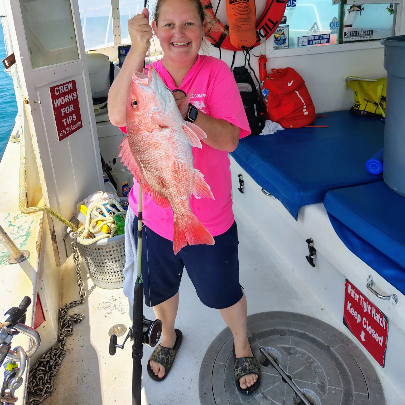 The most recent Northern red snapper catches on Fishbrain