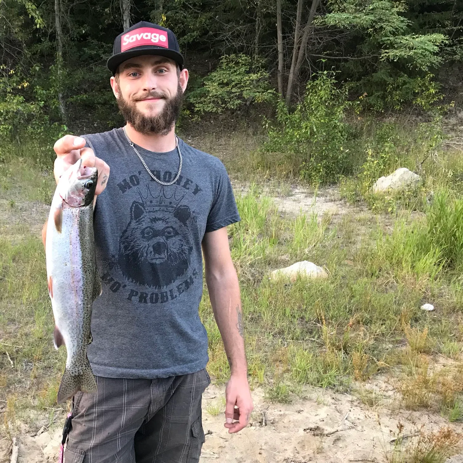 Rainbow trout caught on Fishbrain