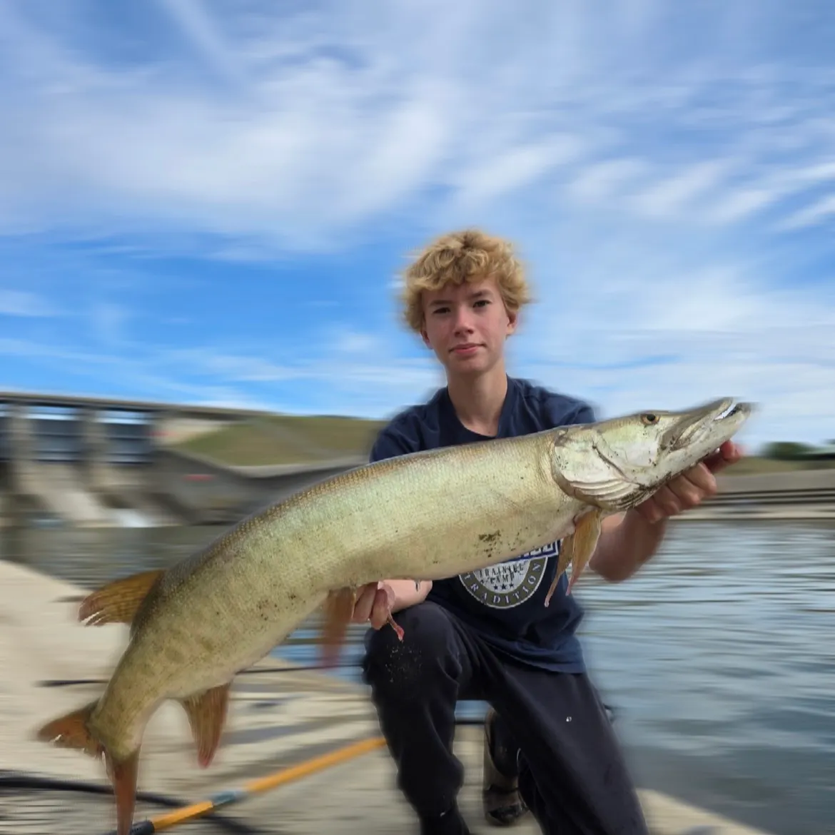 Muskie caught on Fishbrain