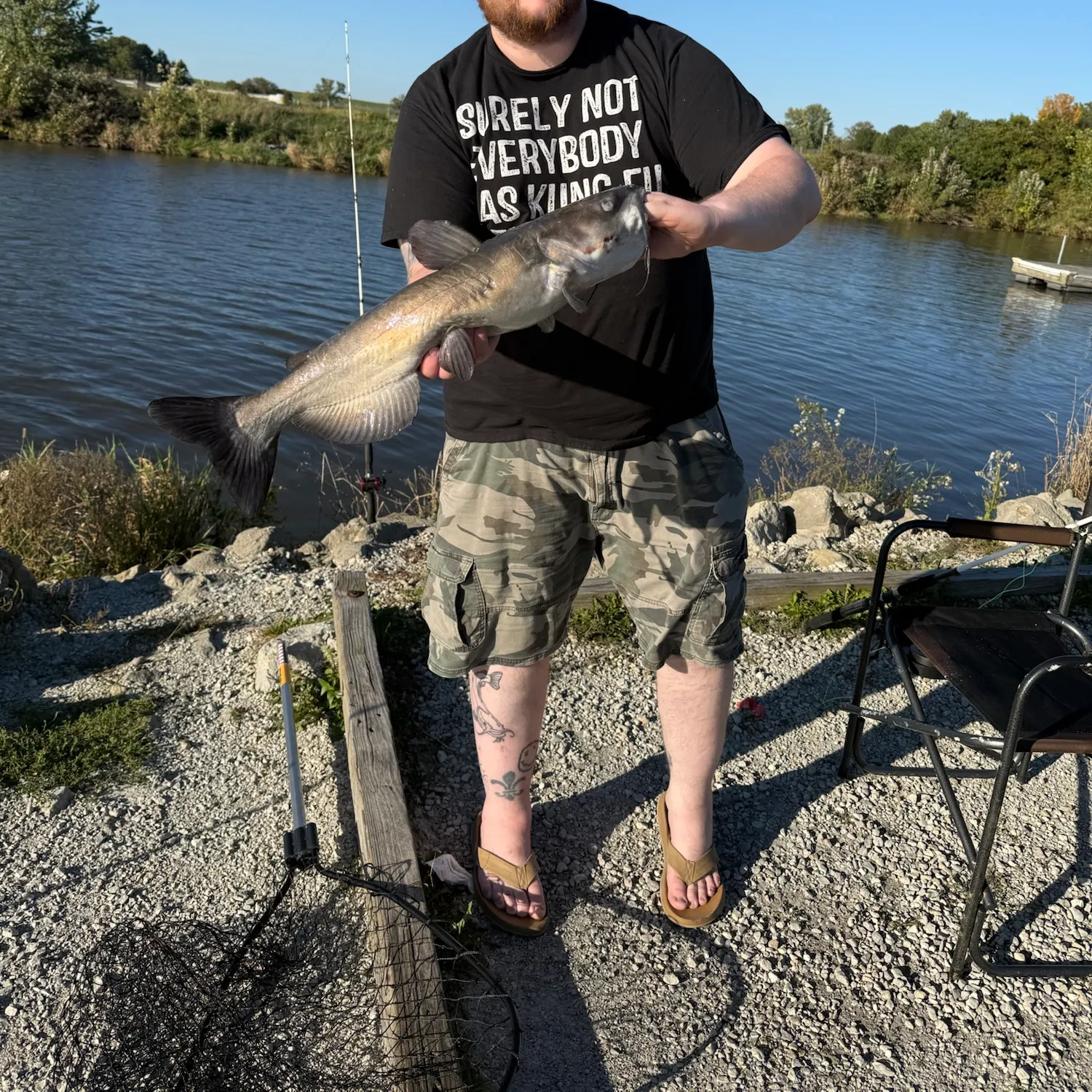 Channel catfish caught on Fishbrain