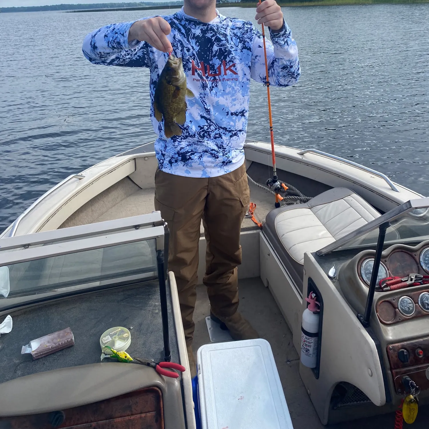 Rock bass caught on Fishbrain