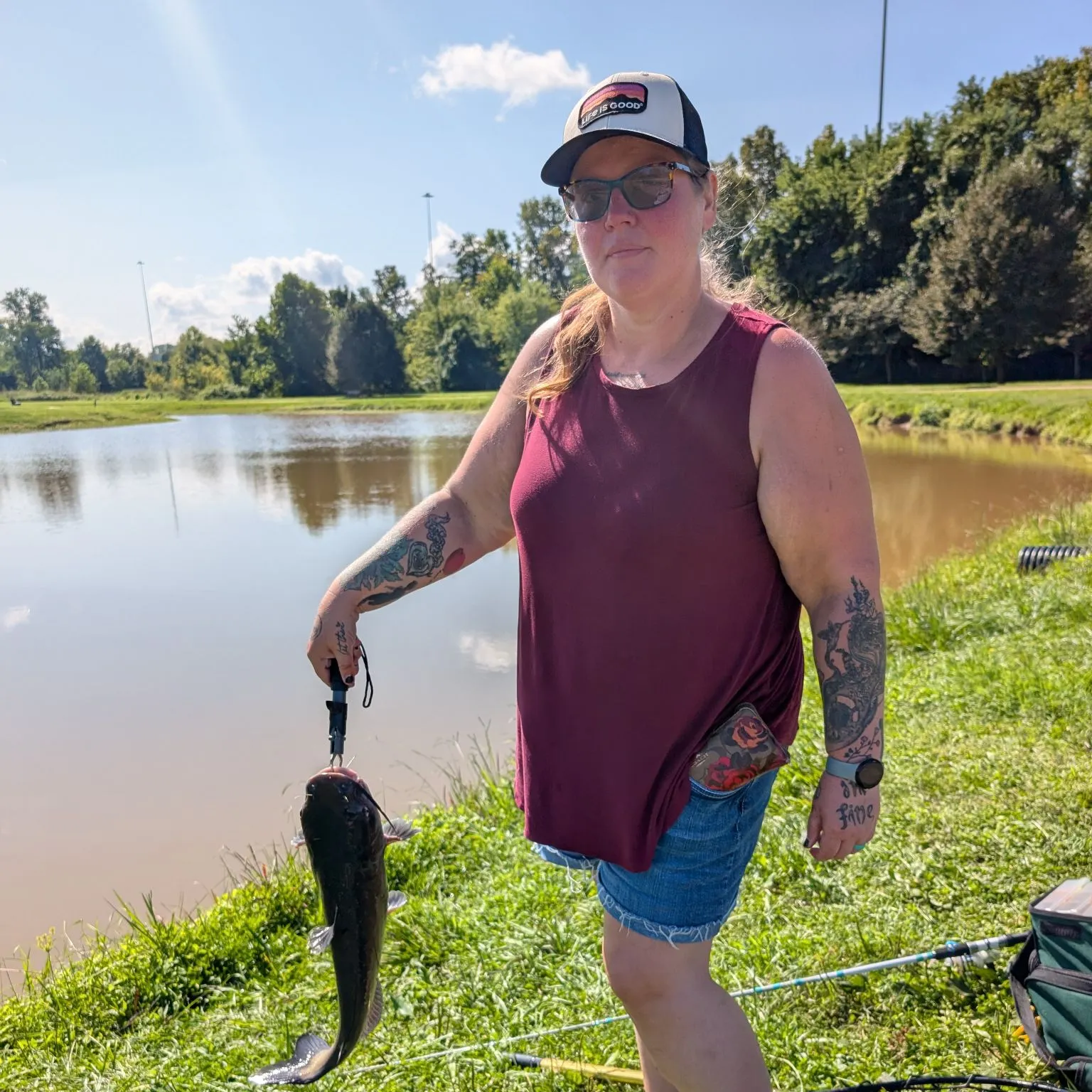 Channel catfish caught on Fishbrain