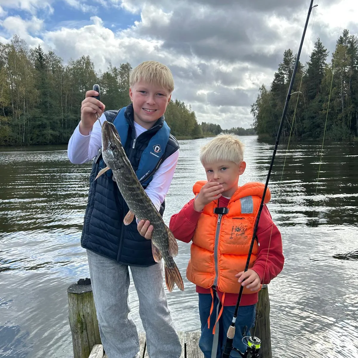 Northern pike caught on Fishbrain