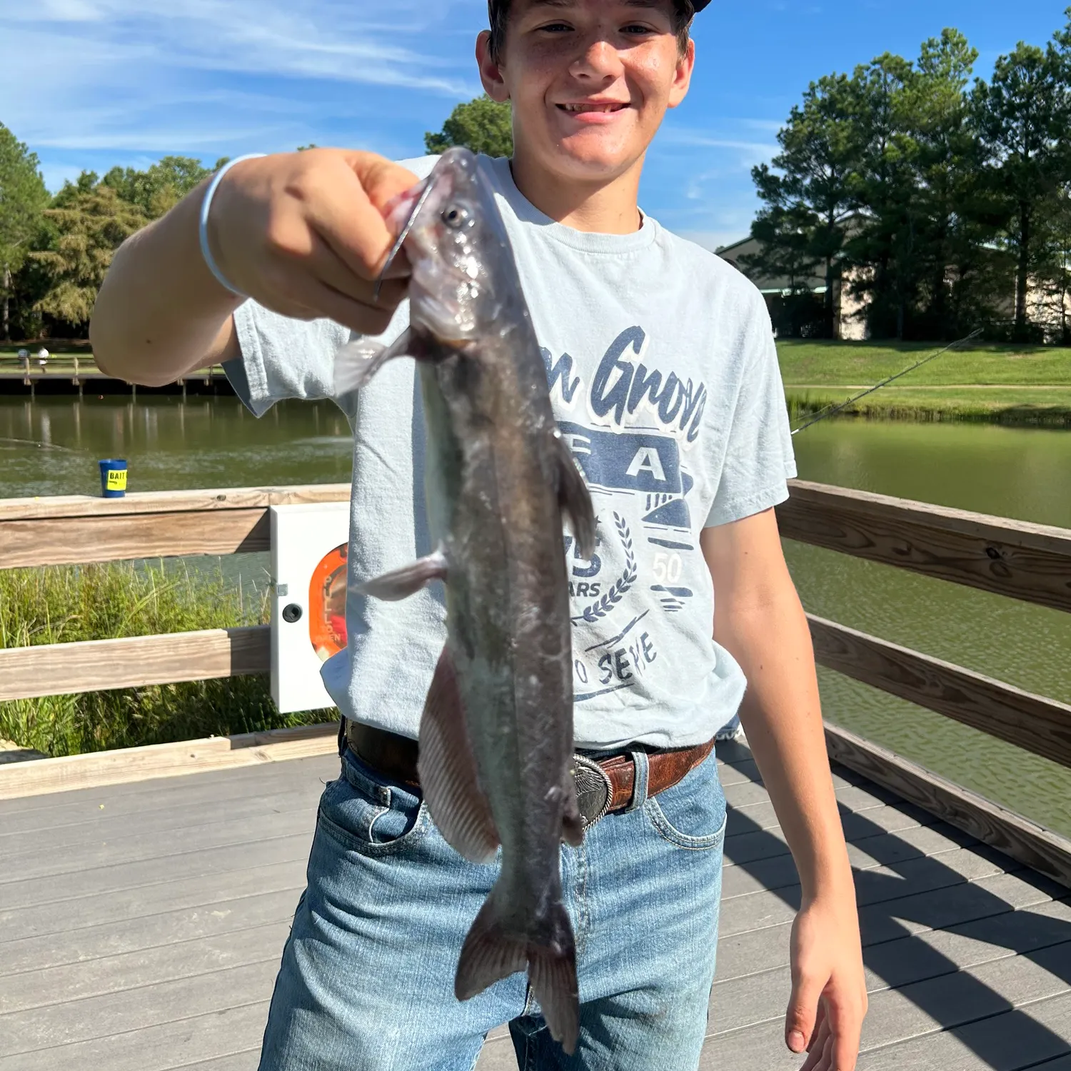 Channel catfish caught on Fishbrain