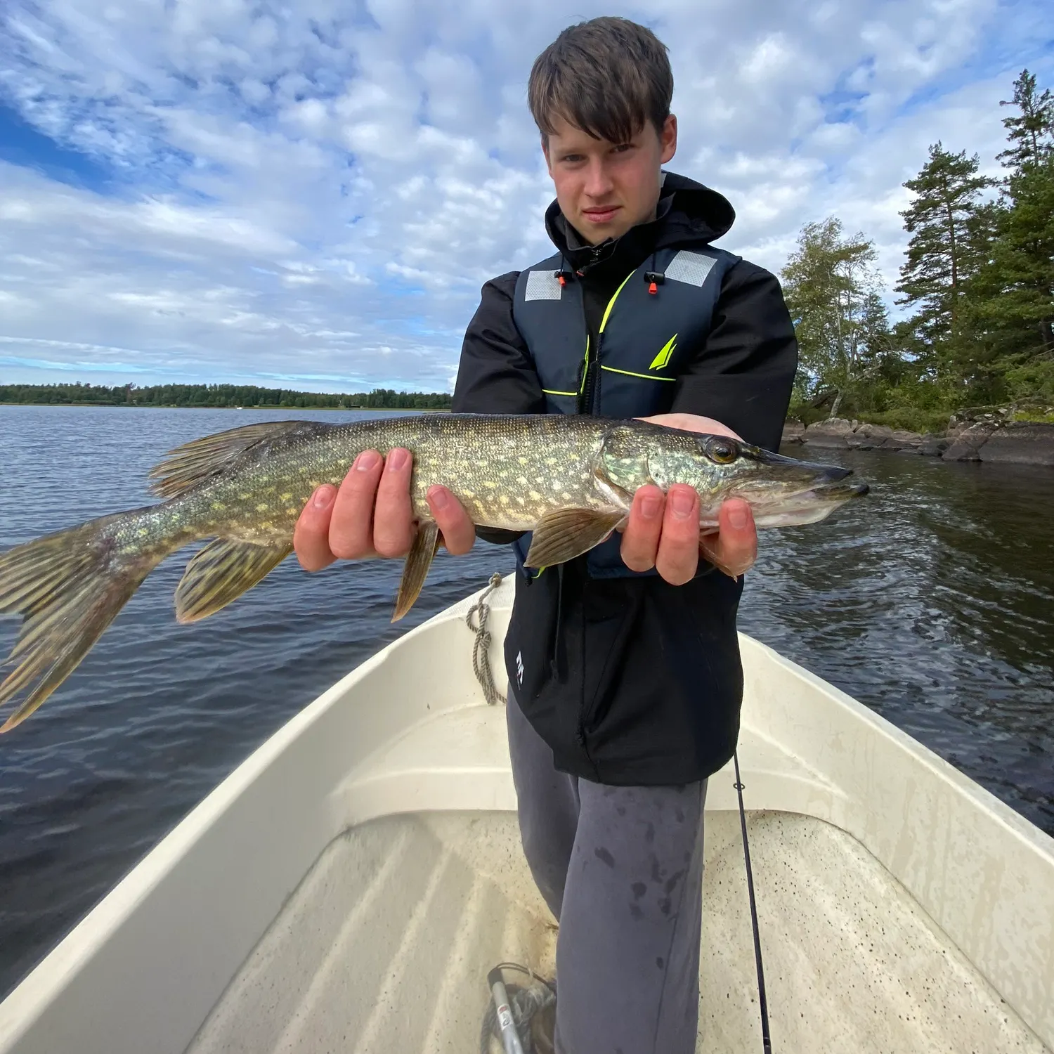 Northern pike caught on Fishbrain