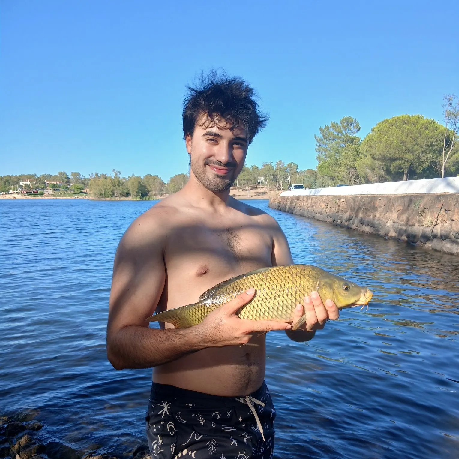 Common carp caught on Fishbrain
