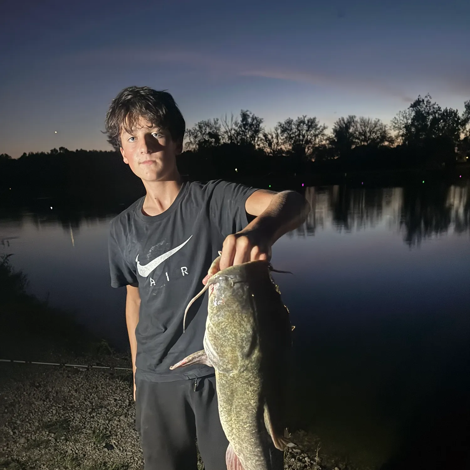 Flathead catfish caught on Fishbrain