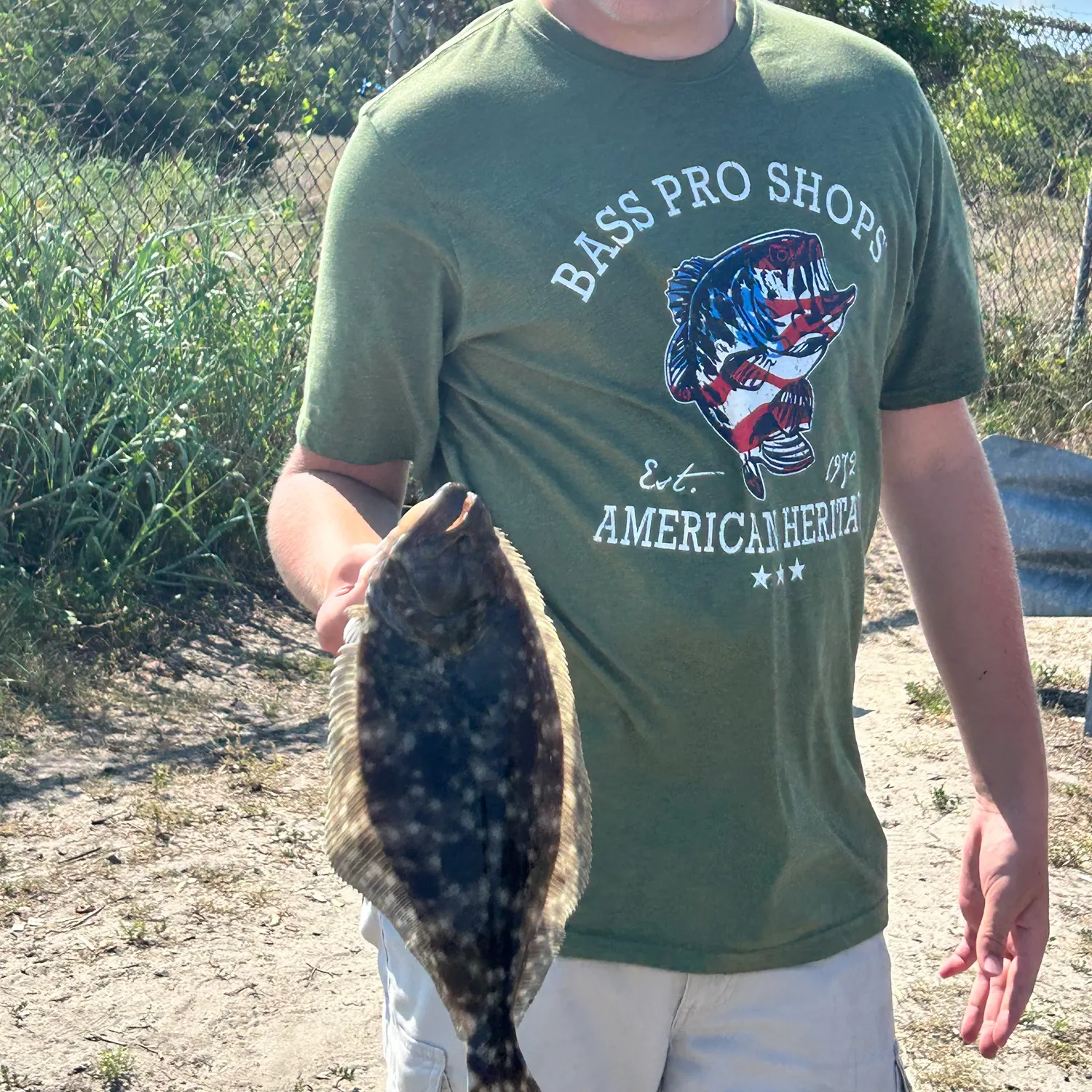Summer flounder caught on Fishbrain
