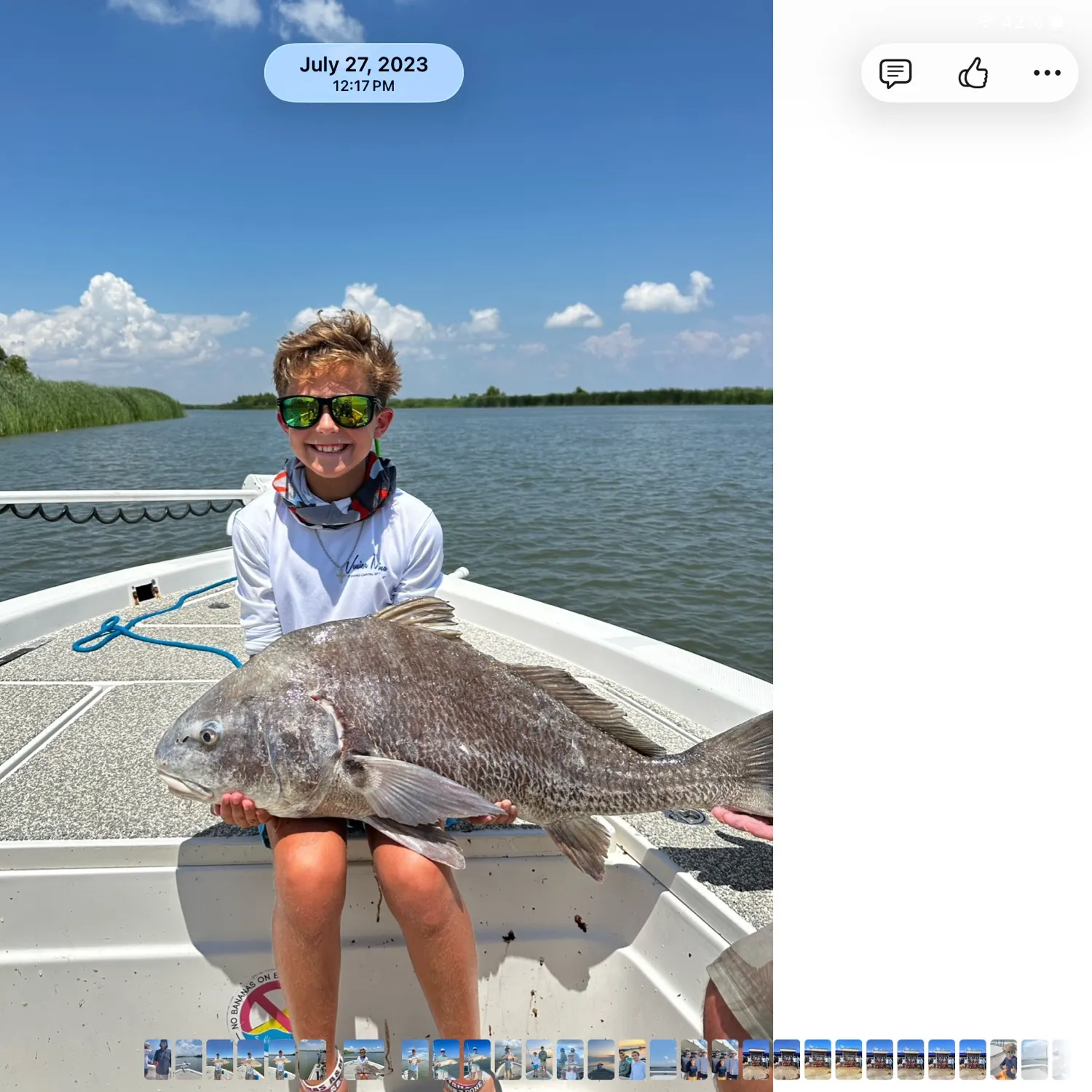 recently logged catches