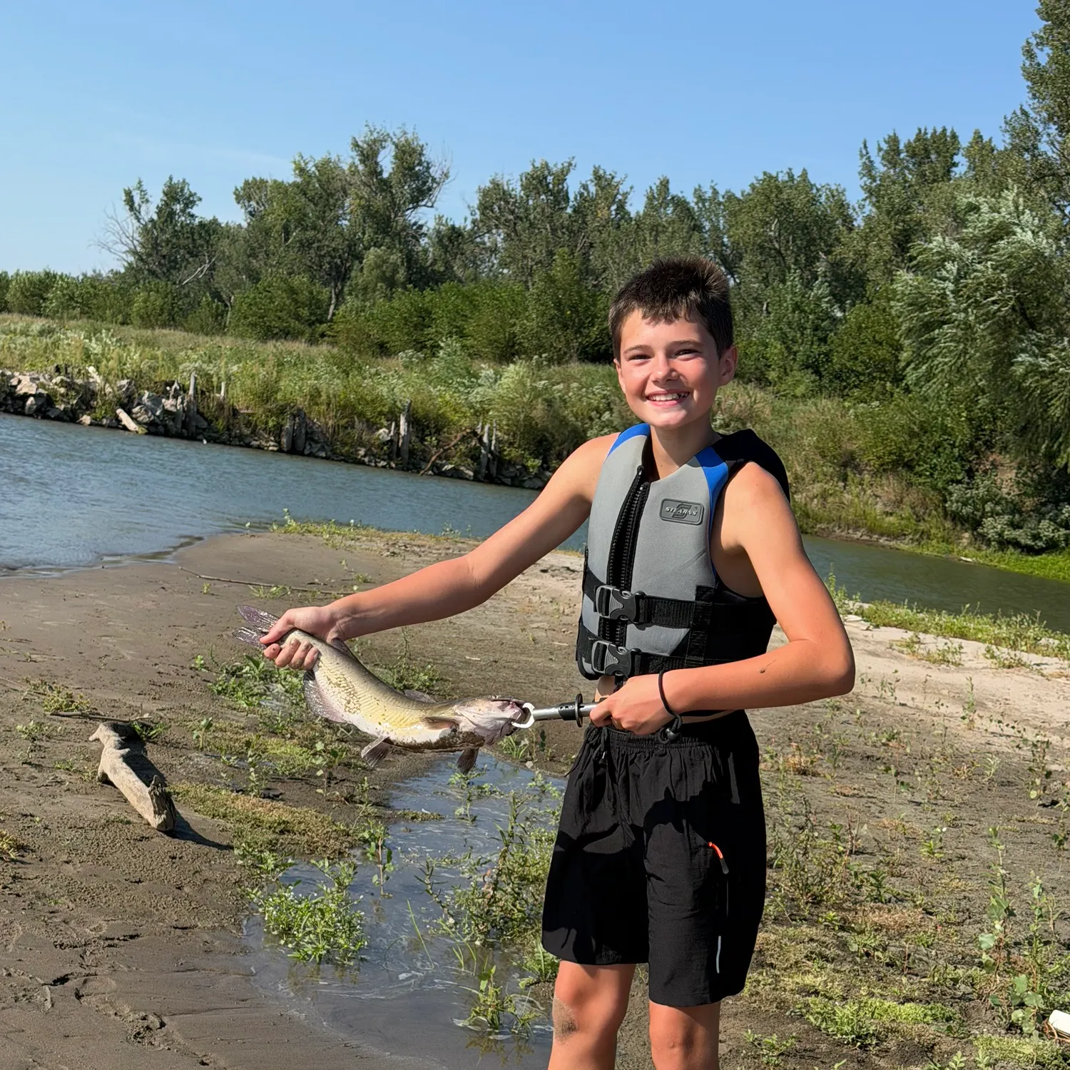 Channel catfish caught on Fishbrain
