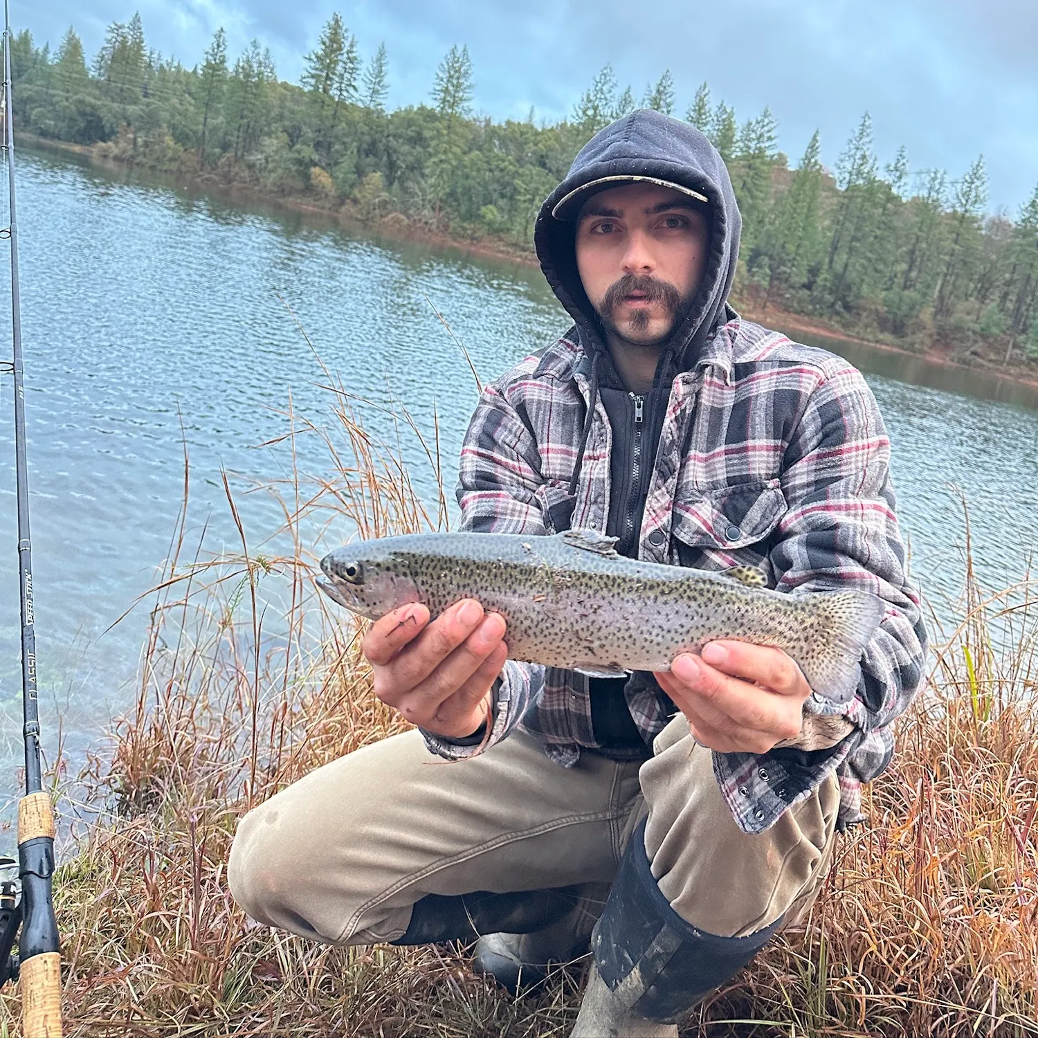 Rainbow trout caught on Fishbrain