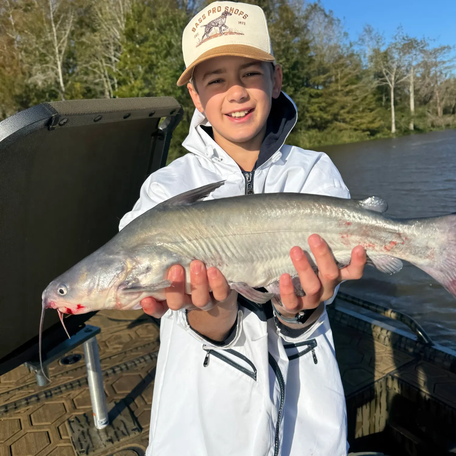Channel catfish caught on Fishbrain