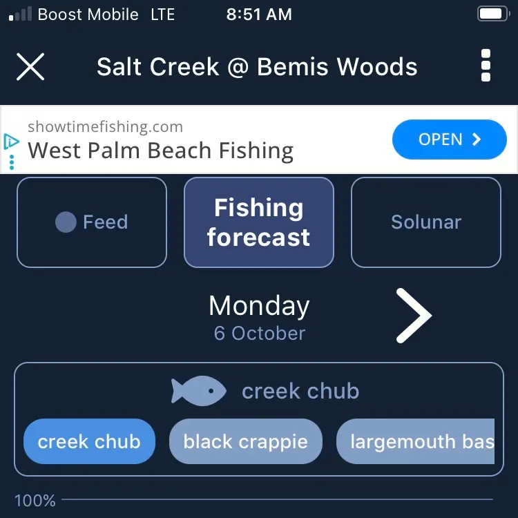 recently logged catches