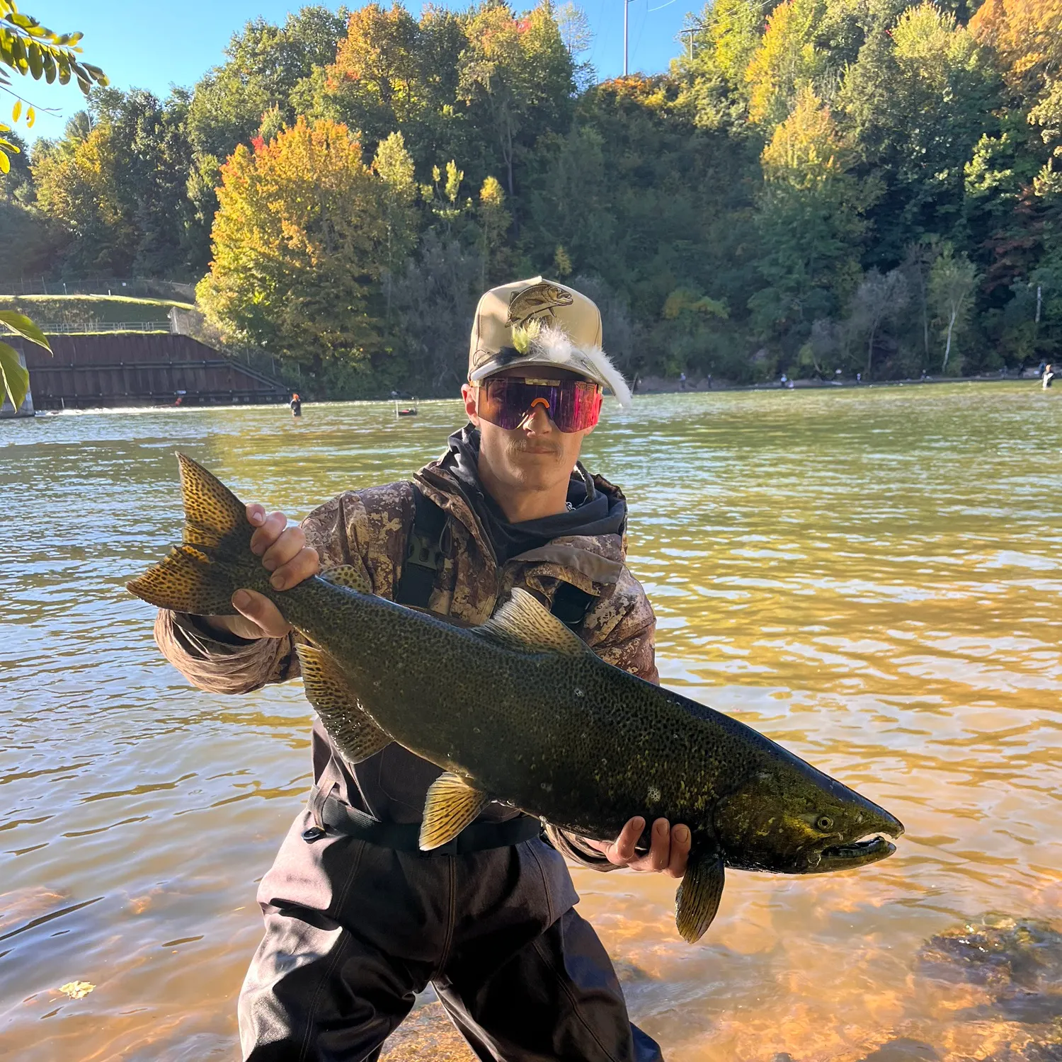 Chinook salmon caught on Fishbrain