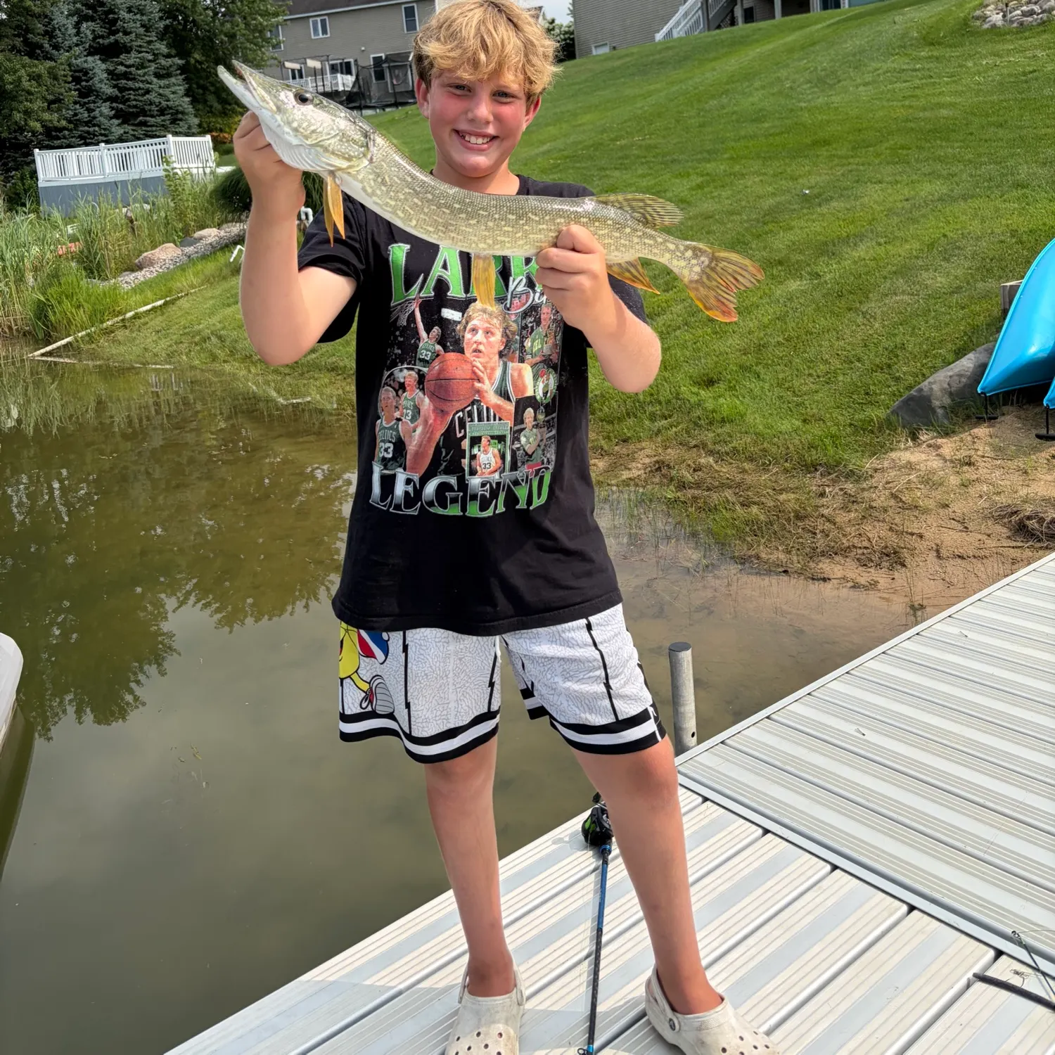 Northern pike caught on Fishbrain