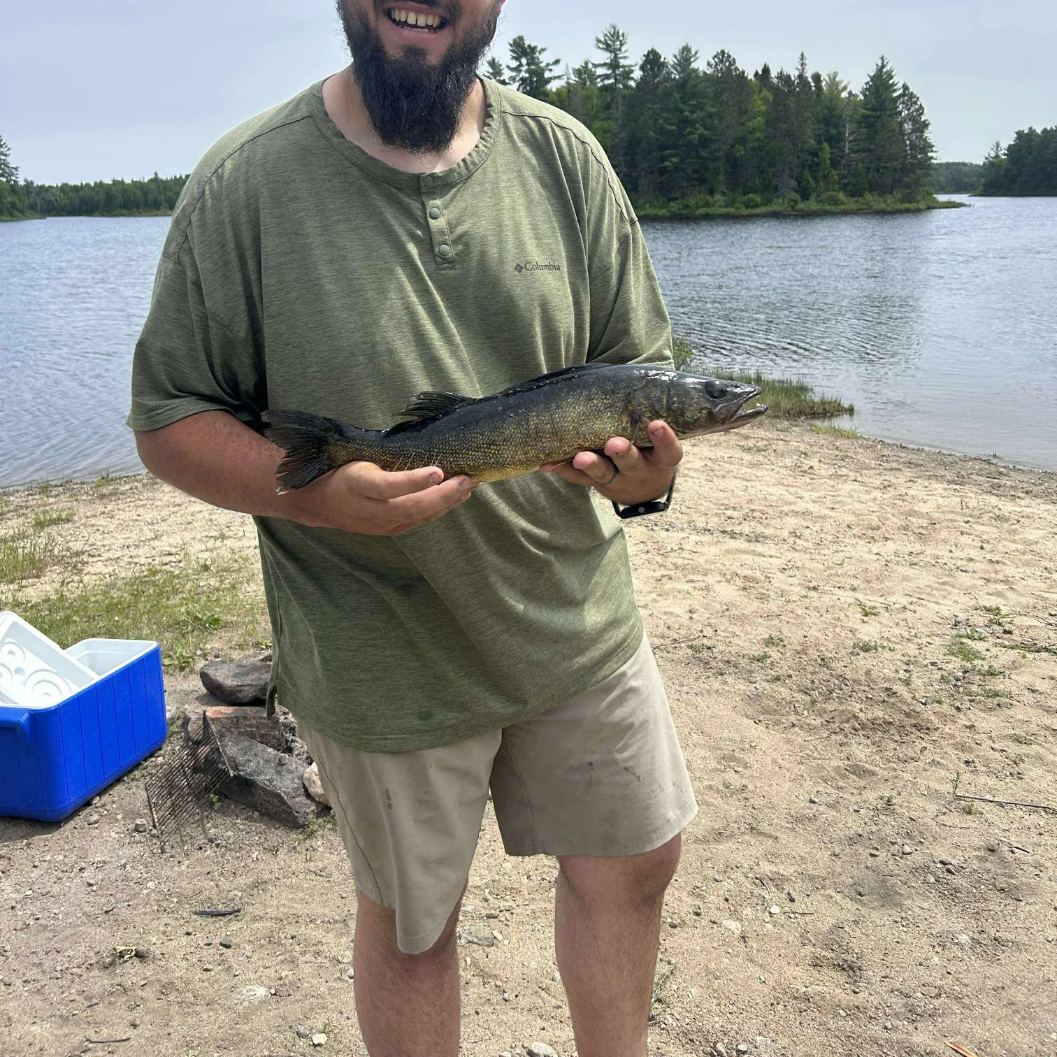 Walleye caught on Fishbrain