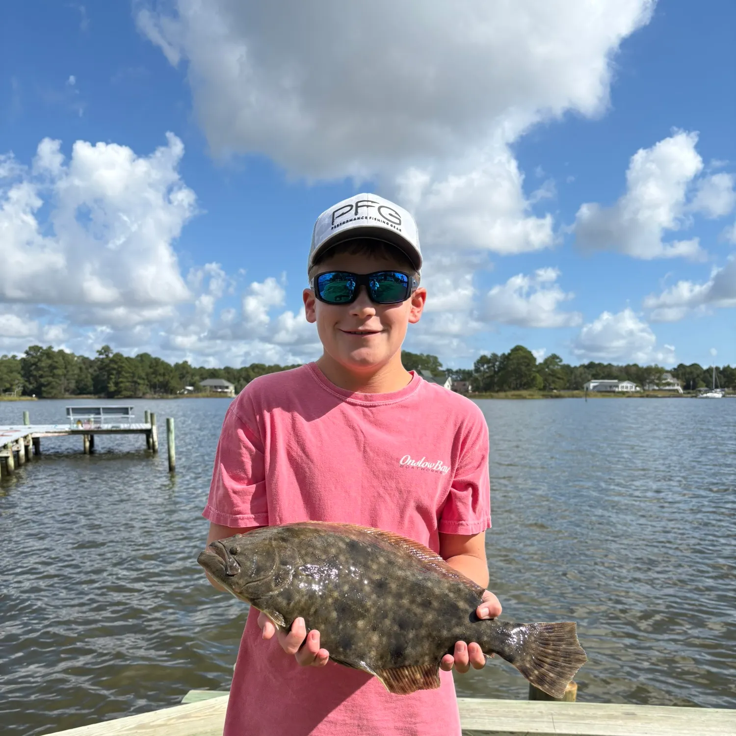 Summer flounder caught on Fishbrain
