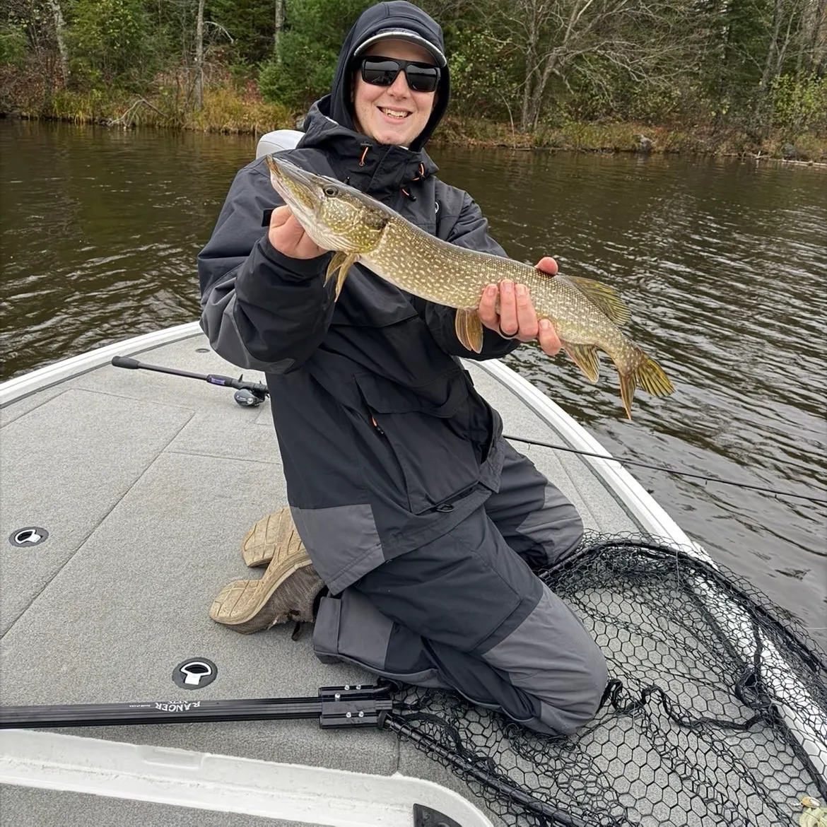 Northern pike caught on Fishbrain