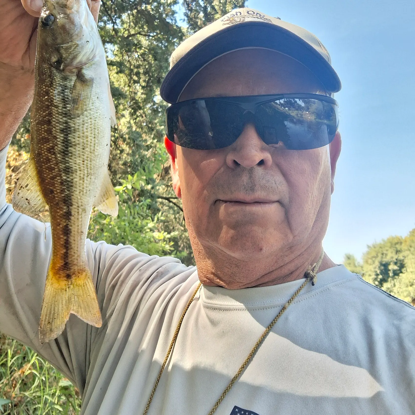Spotted bass caught on Fishbrain