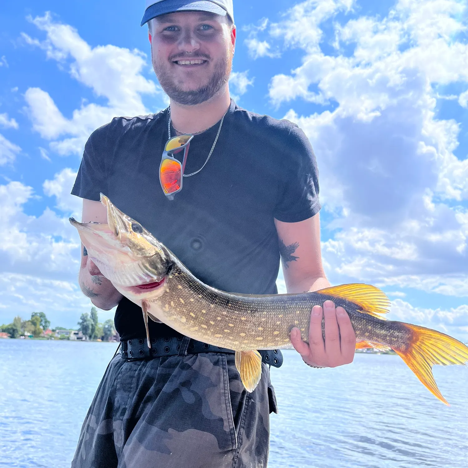 Northern pike caught on Fishbrain