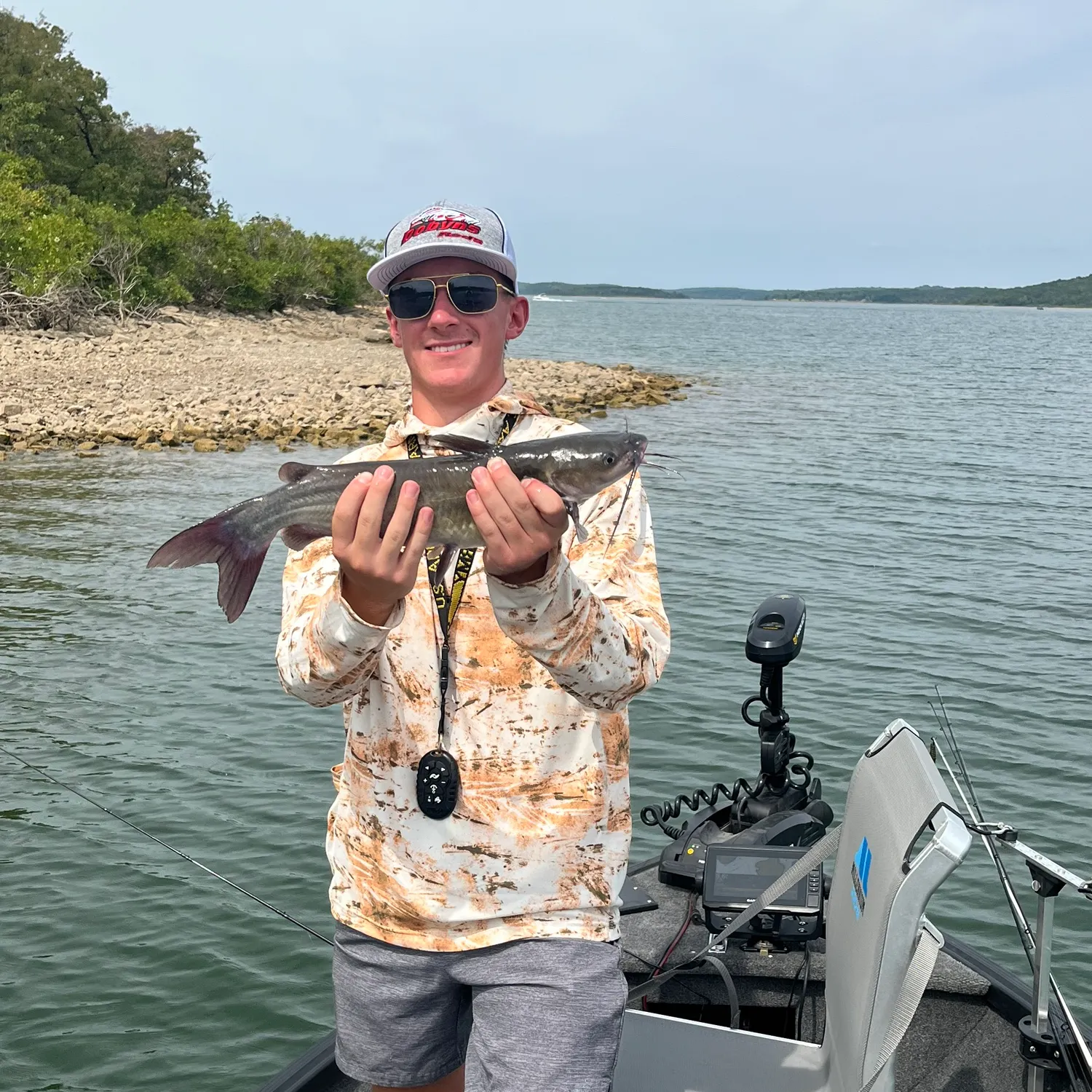 Channel catfish caught on Fishbrain