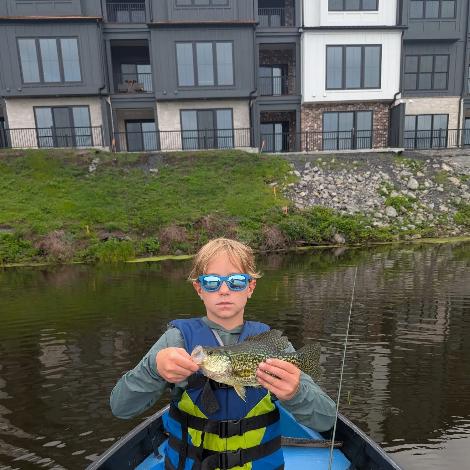 Black crappie caught on Fishbrain