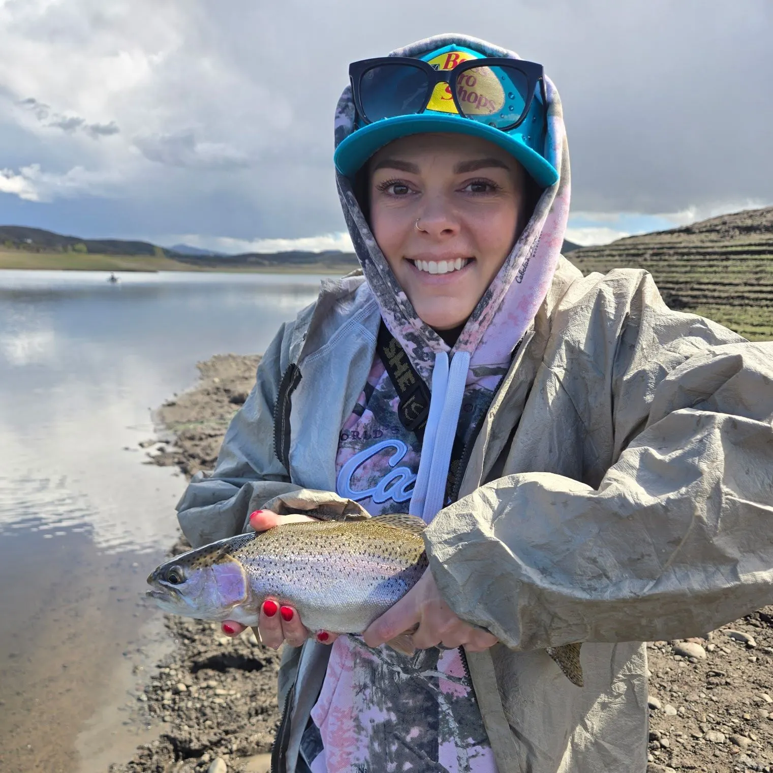 Rainbow trout caught on Fishbrain