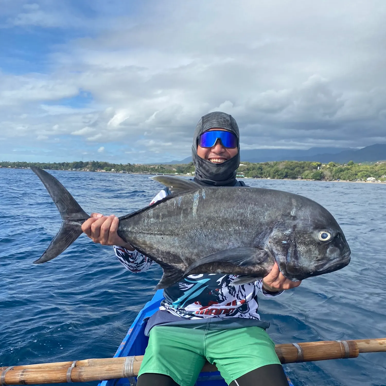 Giant trevally caught on Fishbrain