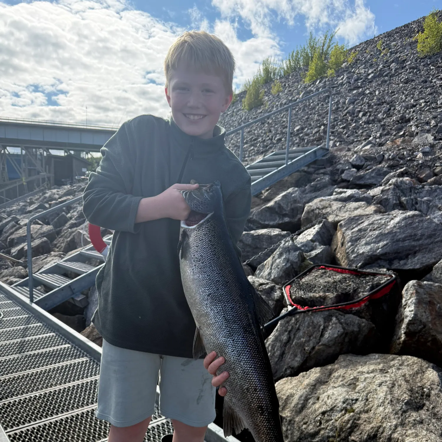 Coho salmon caught on Fishbrain
