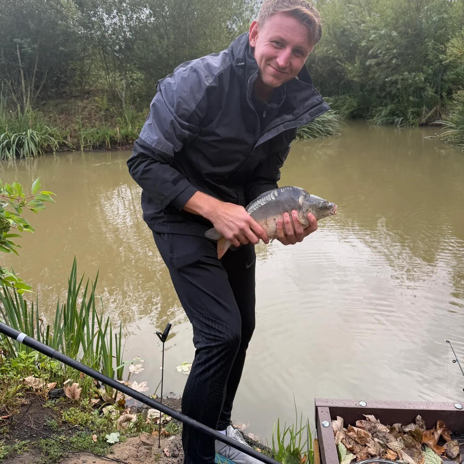 Mirror carp caught on Fishbrain
