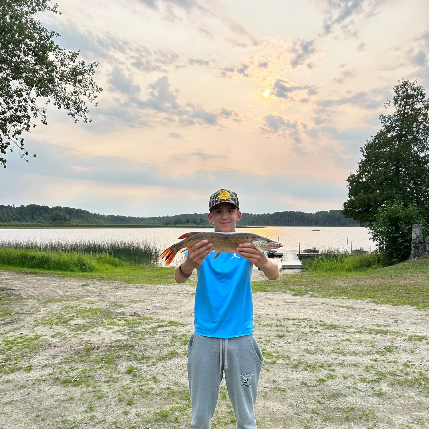 Northern pike caught on Fishbrain