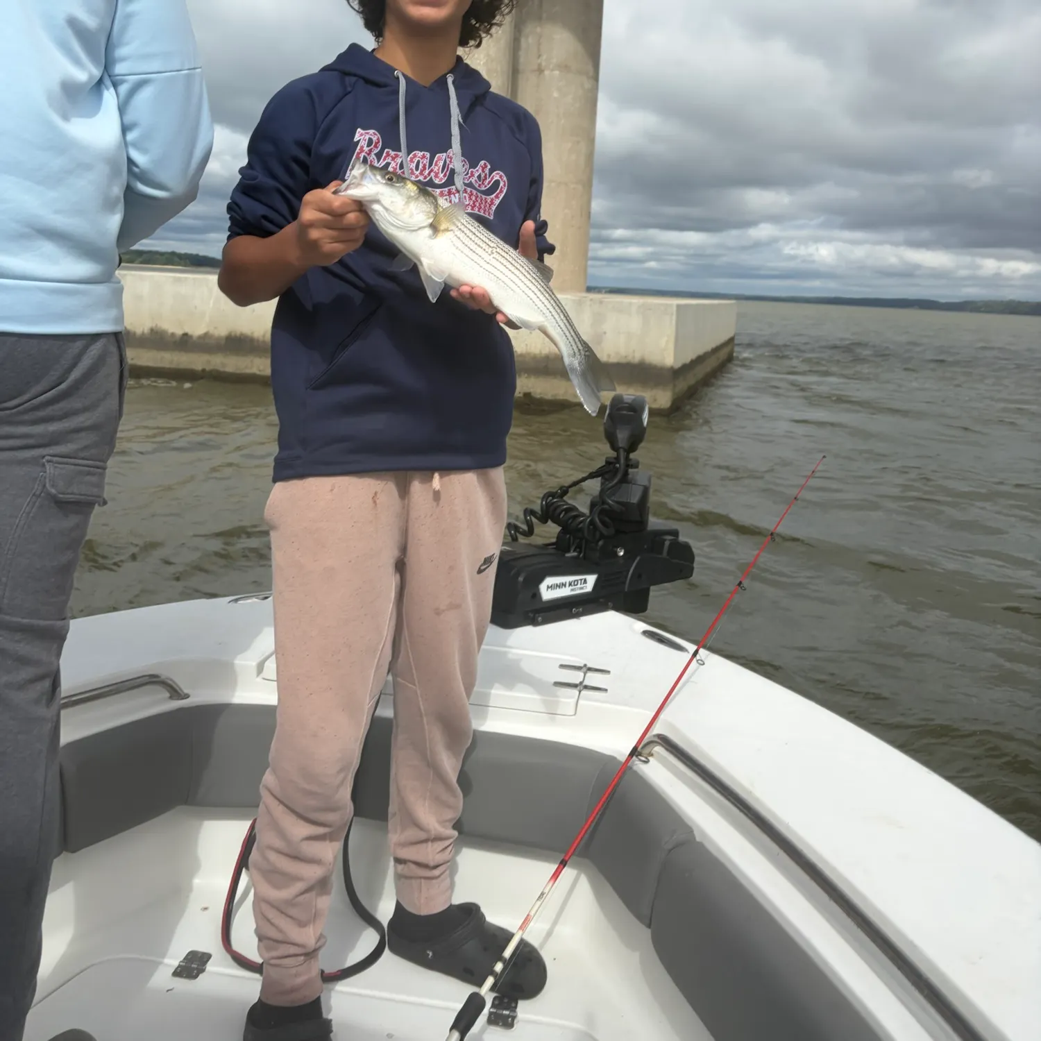 Striped bass caught on Fishbrain