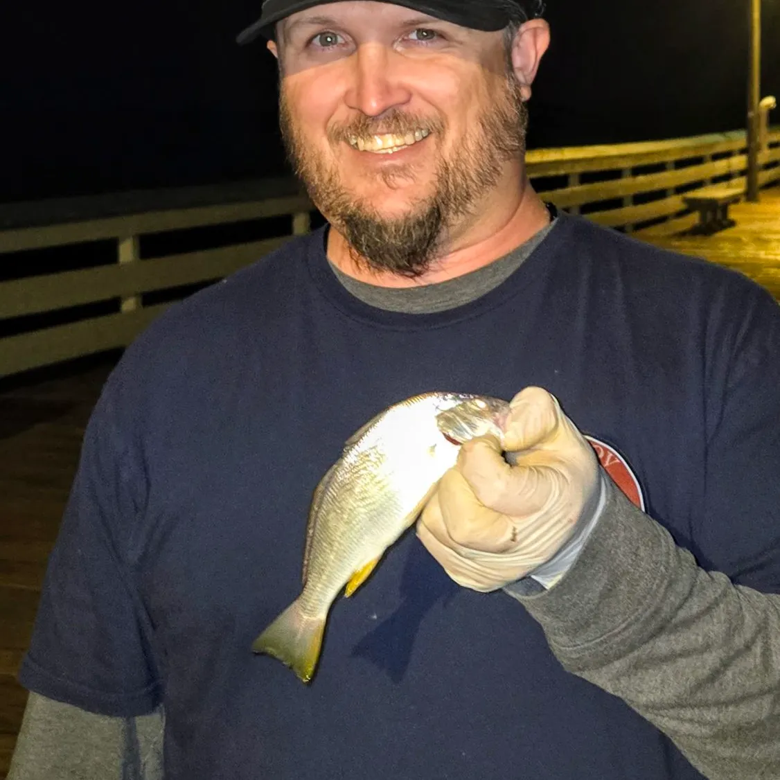 Yellowfin croaker caught on Fishbrain