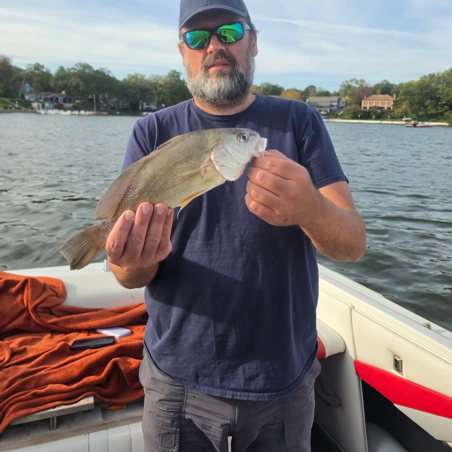Freshwater drum caught on Fishbrain