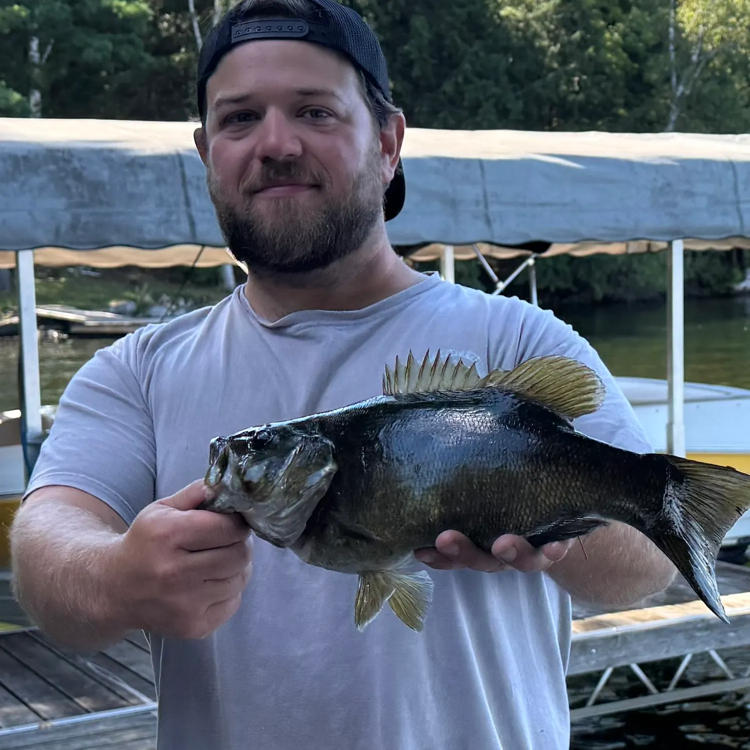 Smallmouth bass caught on Fishbrain