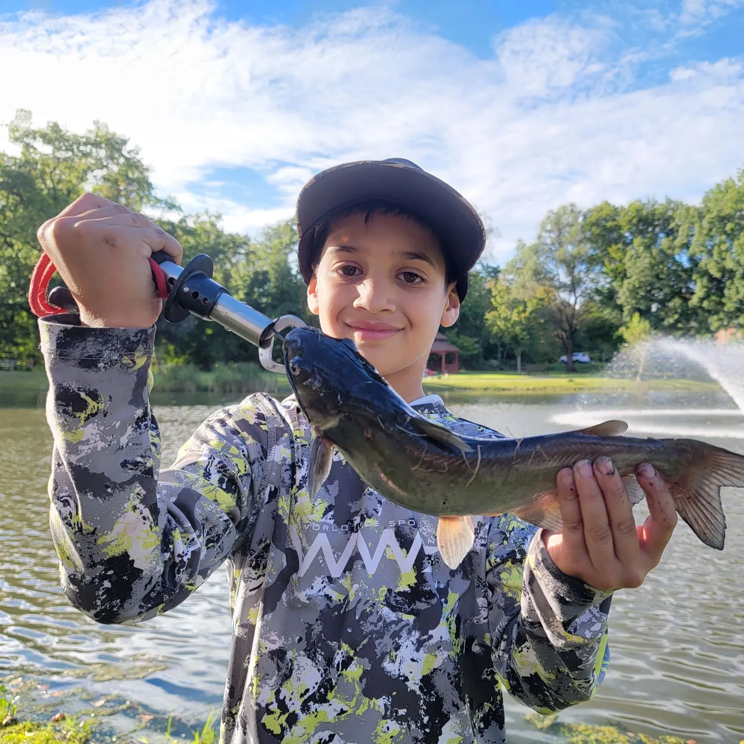 Channel catfish caught on Fishbrain