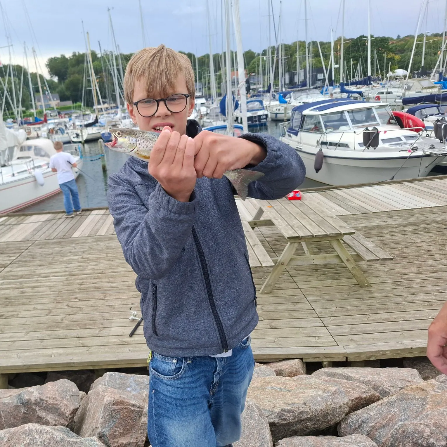 Sea trout caught on Fishbrain