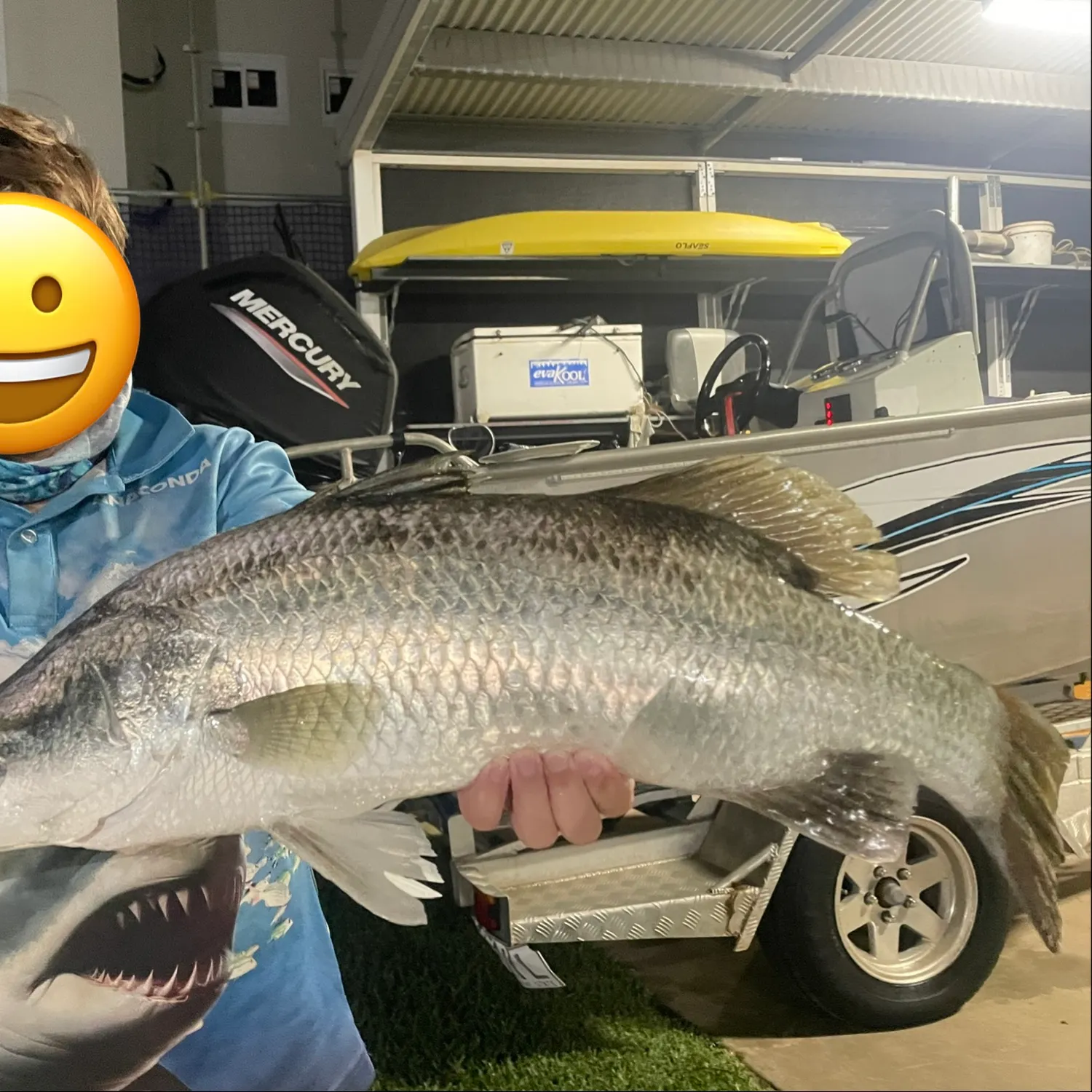 Barramundi caught on Fishbrain