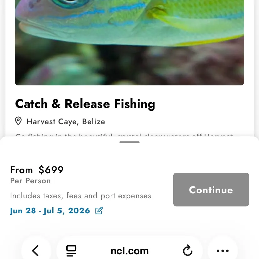 recently logged catches