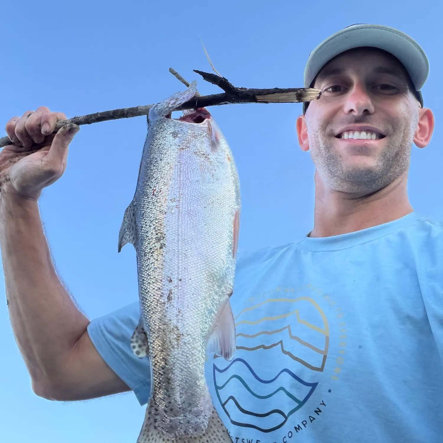 Rainbow trout caught on Fishbrain