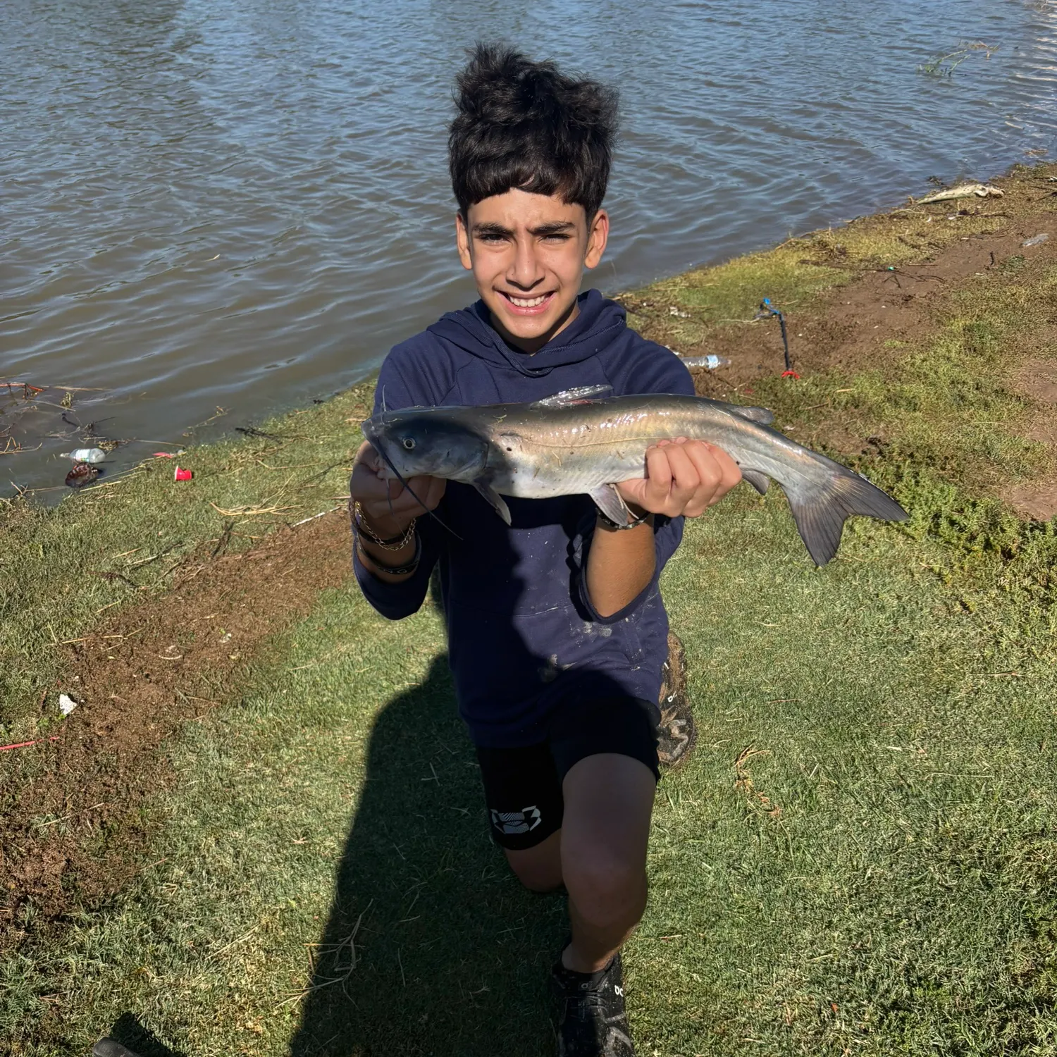 Channel catfish caught on Fishbrain