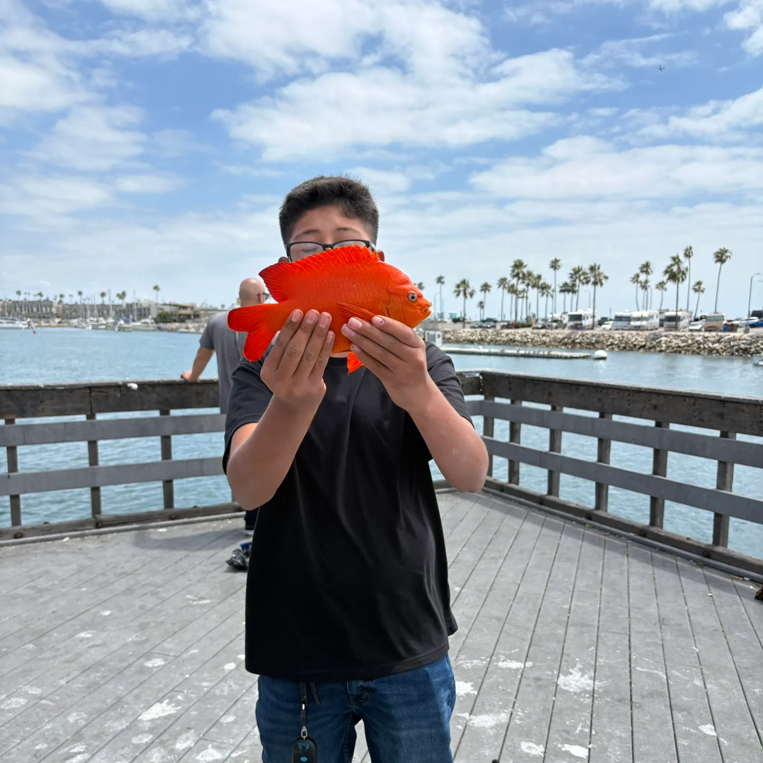 The most recent Garibaldi damselfish catches on Fishbrain