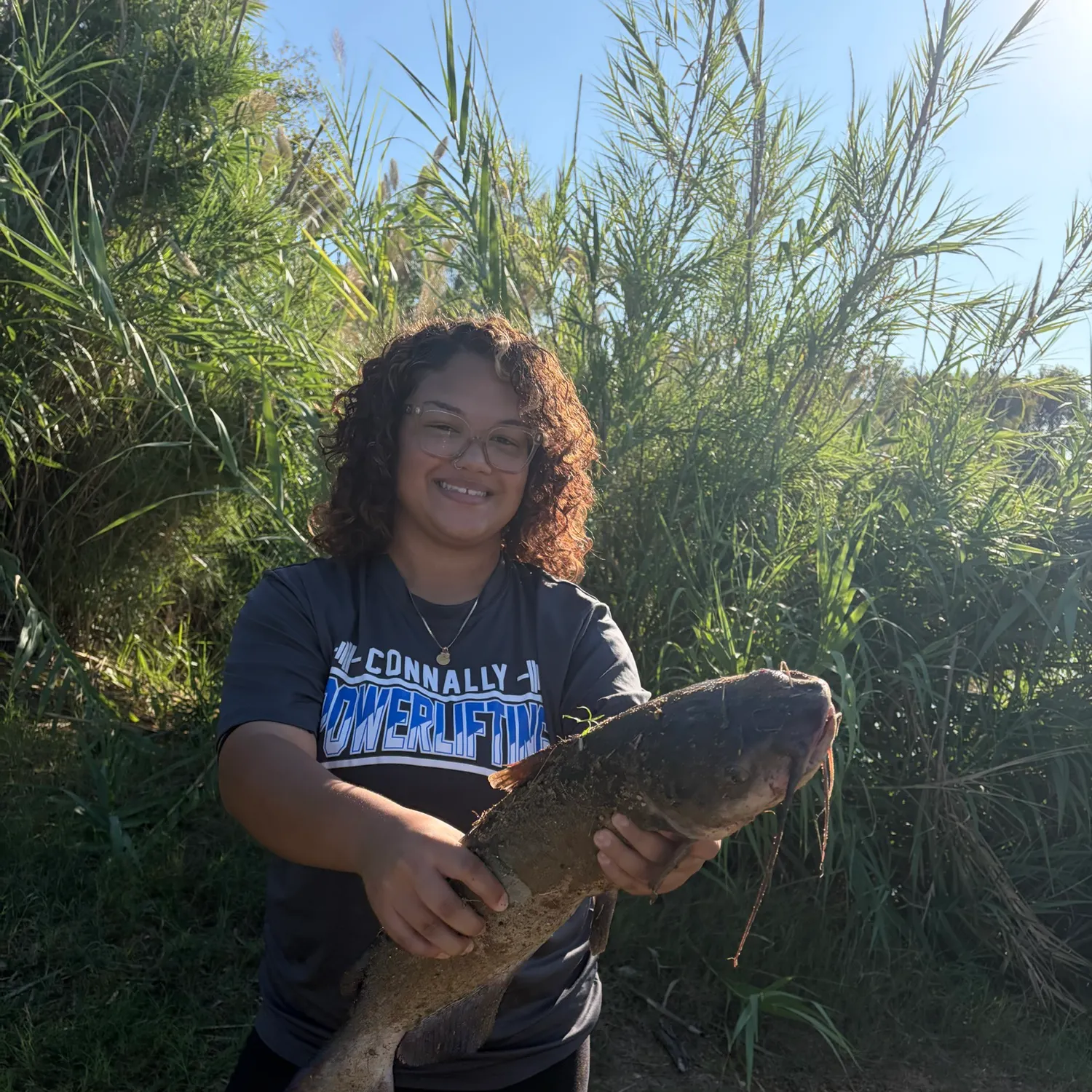 Blue catfish caught on Fishbrain