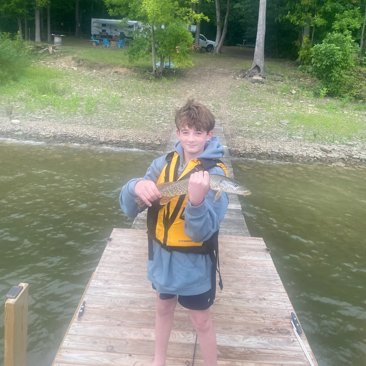 Northern pike caught on Fishbrain