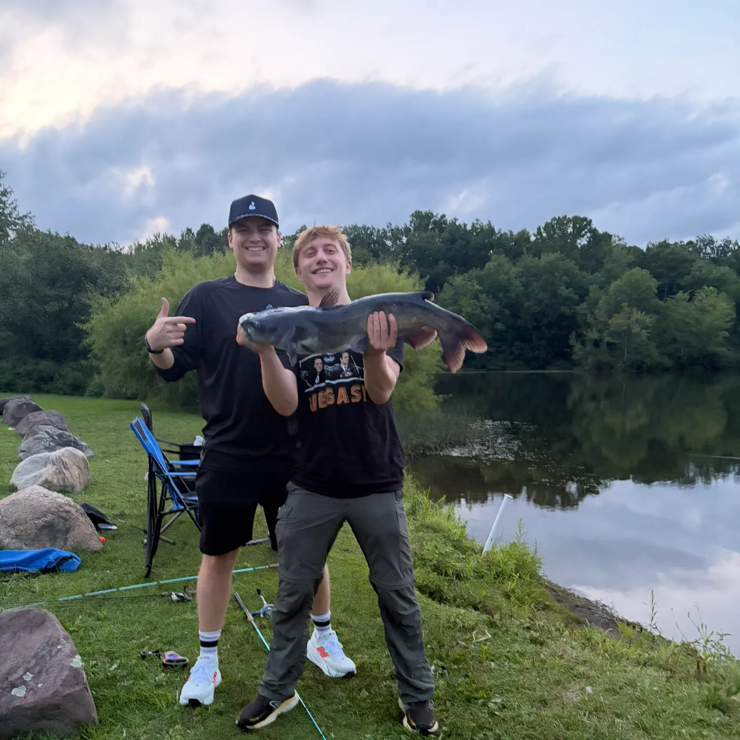 Channel catfish caught on Fishbrain