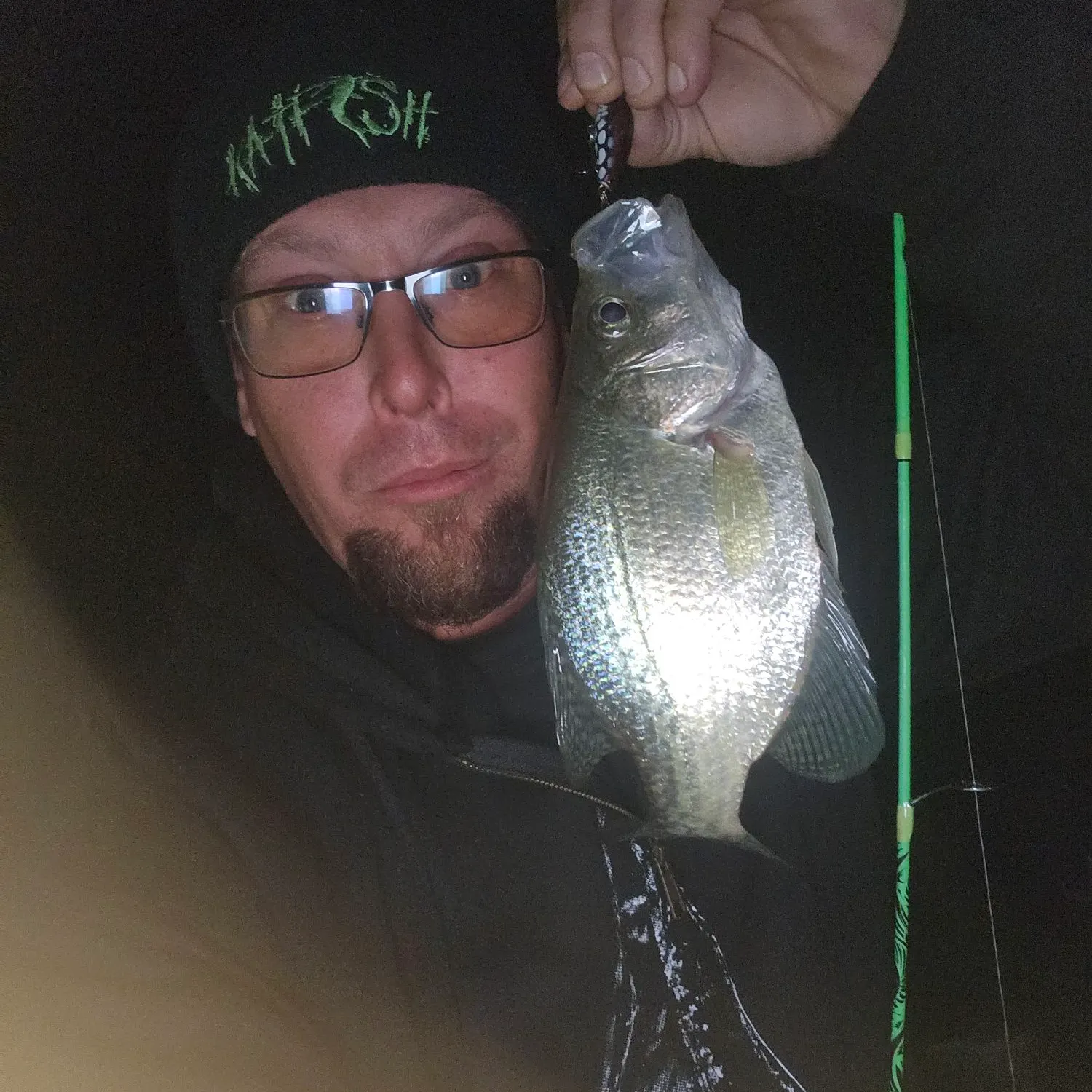 White crappie caught on Fishbrain