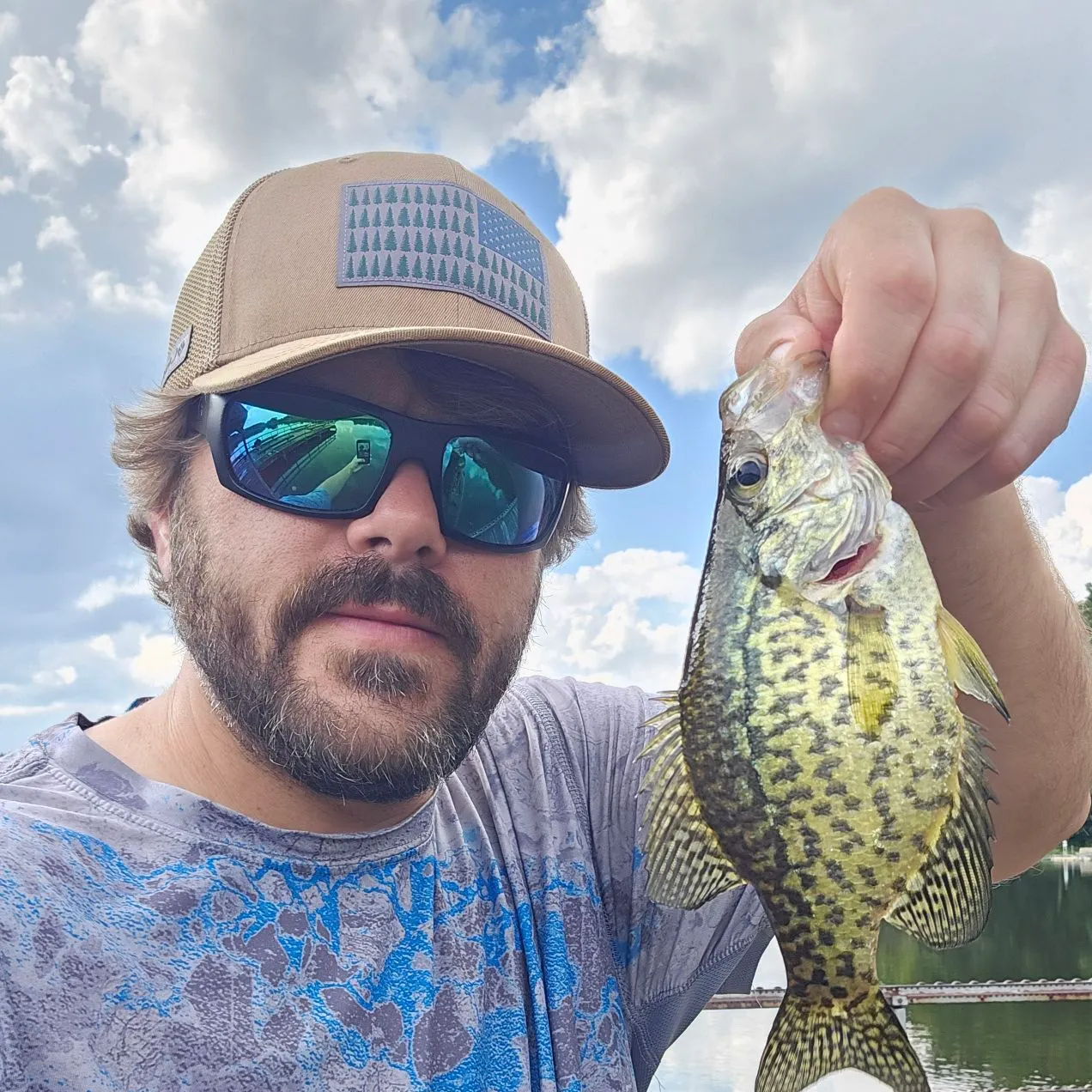 Black crappie caught on Fishbrain