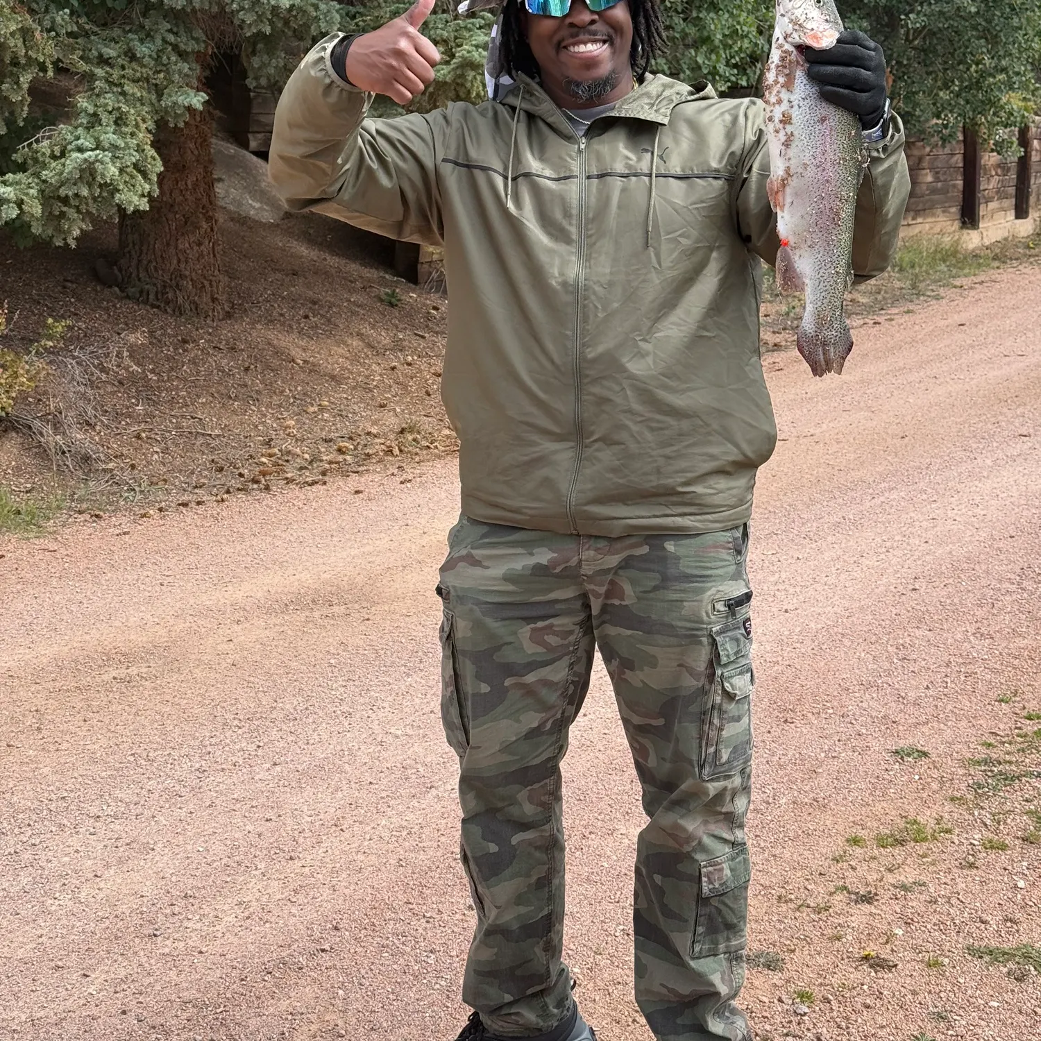 Rainbow trout caught on Fishbrain