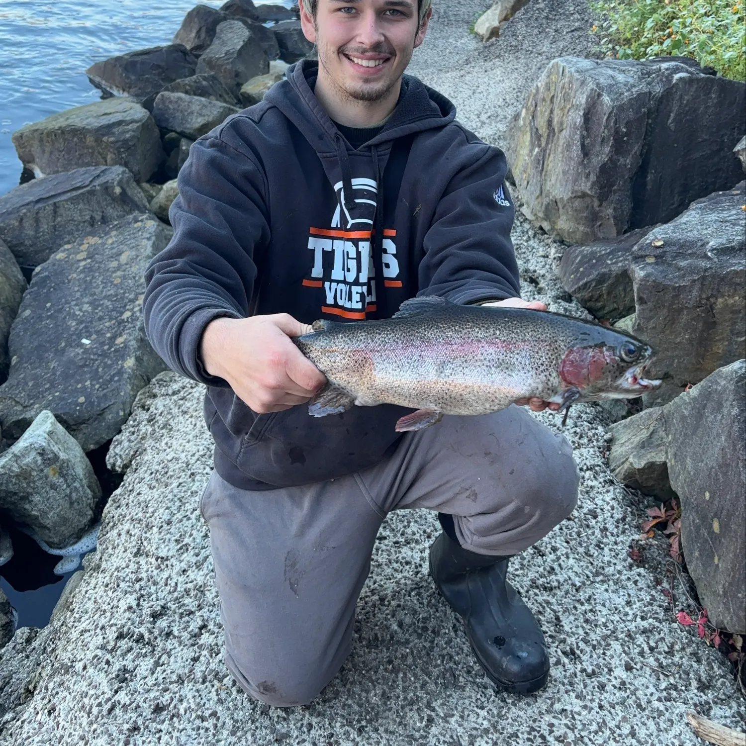 Rainbow trout caught on Fishbrain